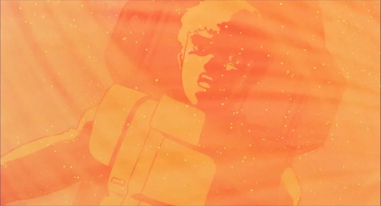 Amuro Ray’s last moments in <em>Char’s Counterattack</em>